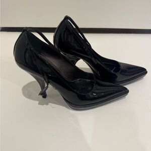 Prada Glossy Black Heels